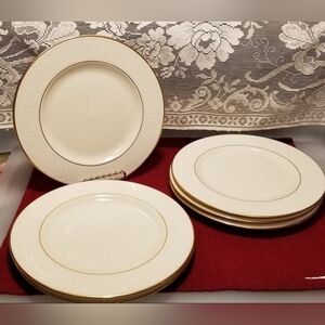 Bread and Butter Plates Courtyard Gold by Lenox-NEW